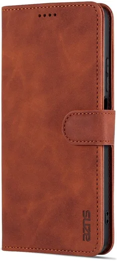 AZNS Xiaomi Poco X4 GT Hoesje Wallet Book Case Kunstleer Bruin afbeelding 10