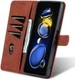 AZNS Xiaomi Poco X4 GT Hoesje Wallet Book Case Kunstleer Bruin afbeelding 6