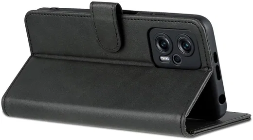 AZNS Xiaomi Poco X4 GT Hoesje Wallet Book Case Kunstleer Zwart afbeelding 8