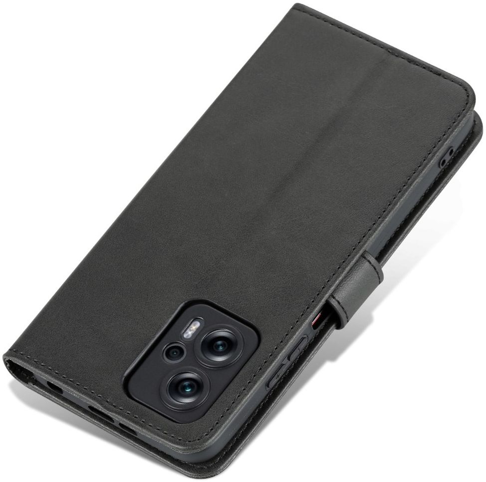 AZNS Xiaomi Poco X4 GT Hoesje Wallet Book Case Kunstleer Zwart afbeelding 9