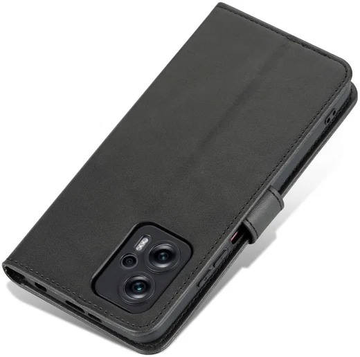 AZNS Xiaomi Poco X4 GT Hoesje Wallet Book Case Kunstleer Zwart afbeelding 9