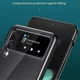 Samsung Galaxy Z Flip 4 Hoesje Back Cover Transparant/Goud afbeelding 5