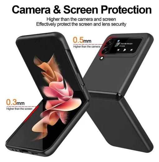 Samsung Galaxy Z Flip 4 Hoesje Hard Back Cover Groen afbeelding 3