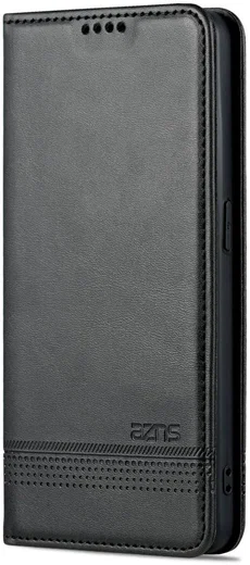AZNS Oppo Reno 8 Lite Hoesje Portemonnee Book Case Kunstleer Zwart afbeelding 10