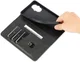 AZNS Oppo Reno 8 Lite Hoesje Portemonnee Book Case Kunstleer Zwart afbeelding 4