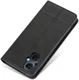 AZNS Oppo Reno 8 Lite Hoesje Portemonnee Book Case Kunstleer Zwart afbeelding 9
