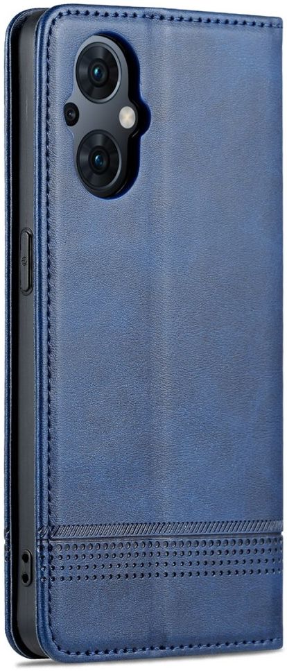 AZNS Oppo Reno 8 Lite Hoesje Portemonnee Book Case Kunstleer Blauw afbeelding 6