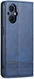 AZNS Oppo Reno 8 Lite Hoesje Portemonnee Book Case Kunstleer Blauw afbeelding 6