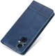 AZNS Oppo Reno 8 Lite Hoesje Portemonnee Book Case Kunstleer Blauw afbeelding 9