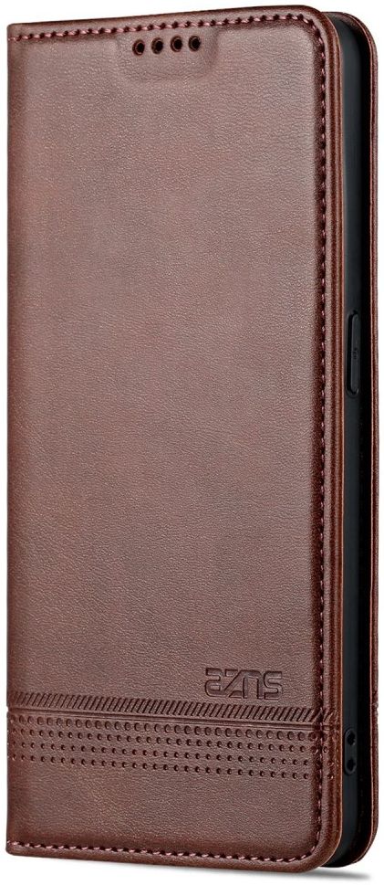 AZNS Oppo Reno 8 Lite Hoesje Portemonnee Book Case Kunstleer Coffee afbeelding 10