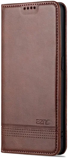 AZNS Oppo Reno 8 Lite Hoesje Portemonnee Book Case Kunstleer Coffee afbeelding 10