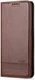 AZNS Oppo Reno 8 Lite Hoesje Portemonnee Book Case Kunstleer Coffee afbeelding 10
