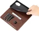 AZNS Oppo Reno 8 Lite Hoesje Portemonnee Book Case Kunstleer Coffee afbeelding 4