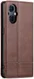 AZNS Oppo Reno 8 Lite Hoesje Portemonnee Book Case Kunstleer Coffee afbeelding 6
