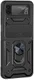 Samsung Galaxy Z Flip 4 Hoesje met Camera Slider en Kickstand Zwart
