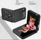Samsung Galaxy Z Flip 4 Hoesje met Camera Slider en Kickstand Zwart afbeelding 6