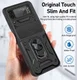 Samsung Galaxy Z Flip 4 Hoesje met Camera Slider en Kickstand Zwart afbeelding 9