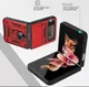 Samsung Galaxy Z Flip 4 Hoesje met Camera Slider en Kickstand Rood afbeelding 6