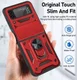 Samsung Galaxy Z Flip 4 Hoesje met Camera Slider en Kickstand Rood afbeelding 8