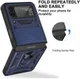 Samsung Galaxy Z Flip 4 Hoesje met Camera Slider en Kickstand Blauw afbeelding 7
