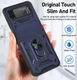 Samsung Galaxy Z Flip 4 Hoesje met Camera Slider en Kickstand Blauw afbeelding 9