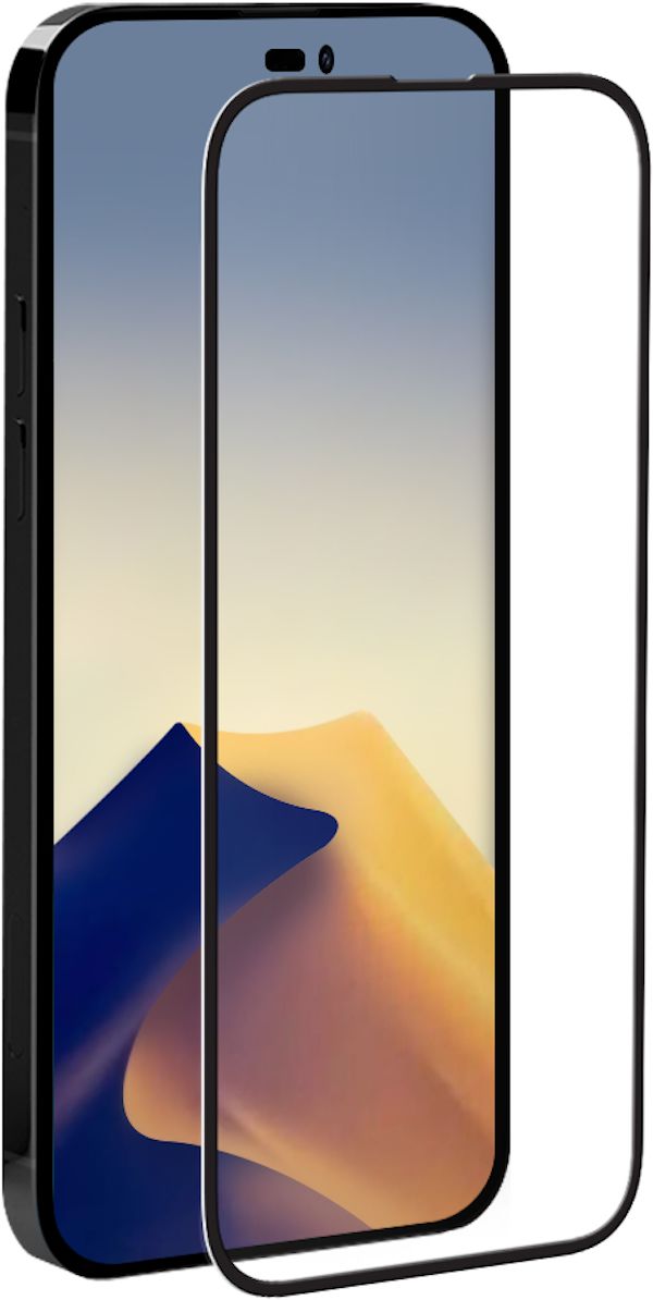 Eiger Apple iPhone 14 Pro Max Tempered Glass Case Friendly Gebogen afbeelding 2