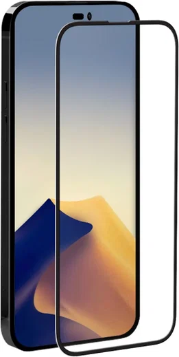 Eiger Apple iPhone 14 Pro Max Tempered Glass Case Friendly Gebogen afbeelding 2