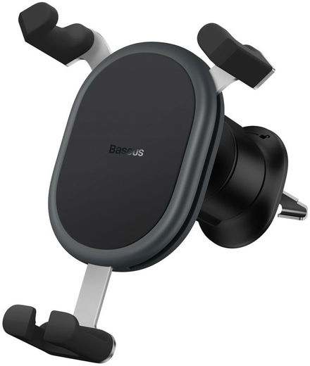 Baseus Universele Gravity Ventilatierooster Telefoonhouder Zwart afbeelding 1