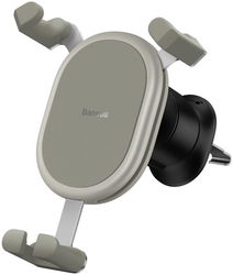 Baseus Universele Gravity Ventilatierooster Telefoonhouder Wit afbeelding