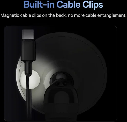 Baseus Universele Magnetische Ventilatierooster Telefoonhouder Wit afbeelding 8