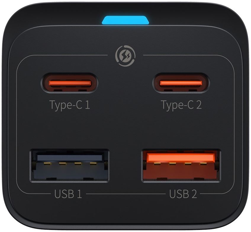 Baseus GaN3 Pro 65W Snellader Laptop/MacBook + 100W USB-C Kabel 5A 1M afbeelding 3