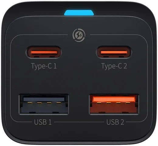 Baseus GaN3 Pro 65W Snellader Laptop/MacBook + 100W USB-C Kabel 5A 1M afbeelding 3