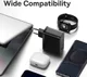 Baseus GaN5 100W Snellader met Fast Charge + 100W USB-C Kabel Zwart afbeelding 13