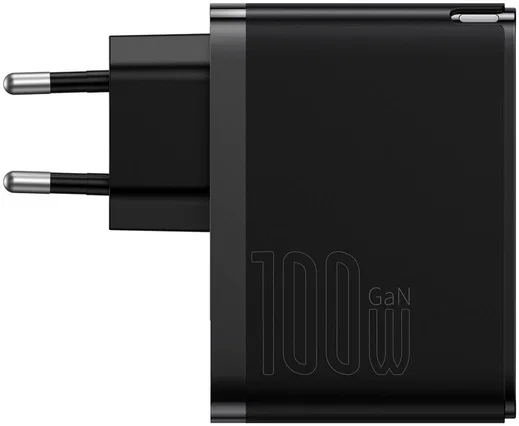 Baseus GaN5 100W Snellader met Fast Charge + 100W USB-C Kabel Zwart afbeelding 15