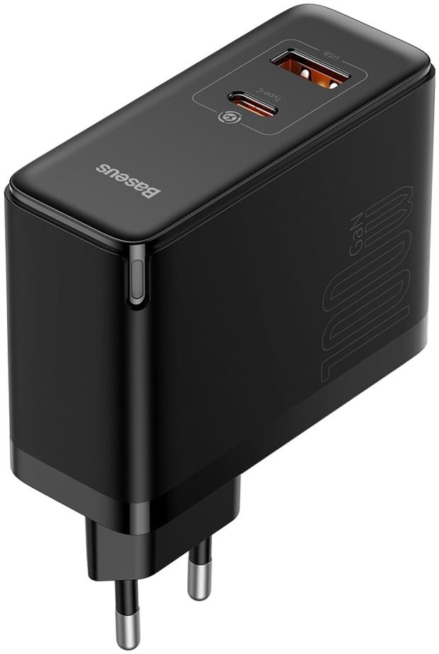 Baseus GaN5 100W Snellader met Fast Charge + 100W USB-C Kabel Zwart afbeelding 16