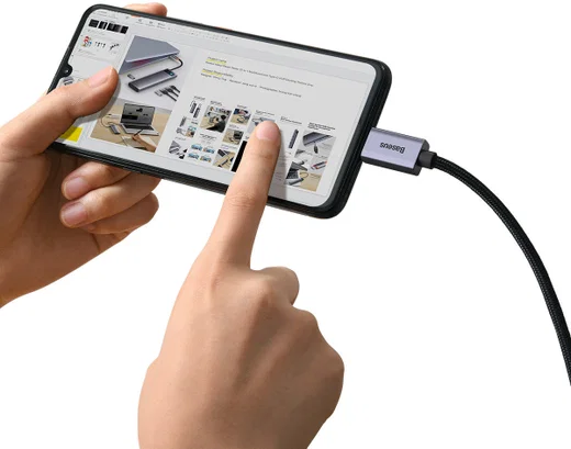 Baseus USB-C naar HDMI 2.0 Kabel 4K/60Hz Videokabel 2M Zwart afbeelding 6