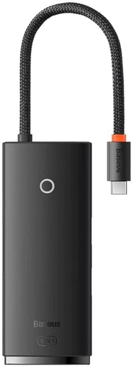 Baseus Lite 6-in-1 USB-C Hub naar HDMI/2x USB 3.0/USB-C/SD/TF Zwart afbeelding 2