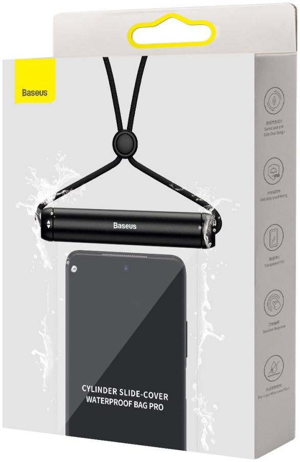 Baseus IPX8 Waterdicht Smartphonehoesje Telefoons tot 7.2 Inch Zwart afbeelding 10