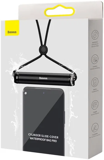 Baseus IPX8 Waterdicht Smartphonehoesje Telefoons tot 7.2 Inch Zwart afbeelding 10