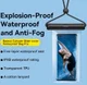 Baseus IPX8 Waterdicht Smartphonehoesje Telefoons tot 7.2 Inch Zwart afbeelding 9