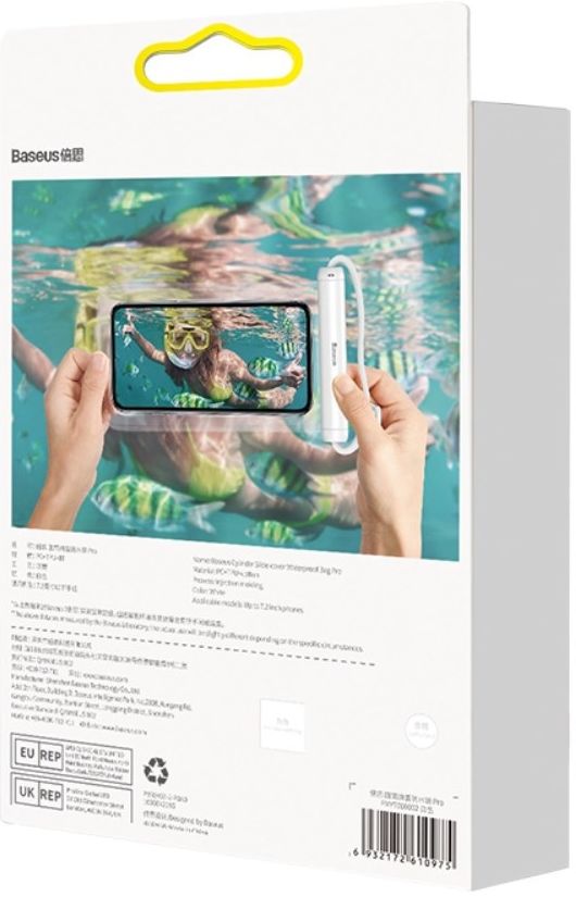 Baseus IPX8 Waterdicht Smartphonehoesje Telefoons tot 7.2 Inch Wit afbeelding 11