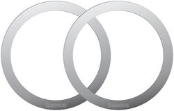 Baseus Halo Metalen Ring voor Magnetische Houders (Two Pack) Zilver afbeelding