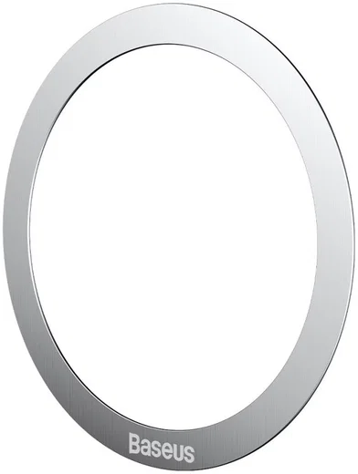 Baseus Halo Metalen Ring voor Magnetische Houders (Two Pack) Zilver afbeelding 4