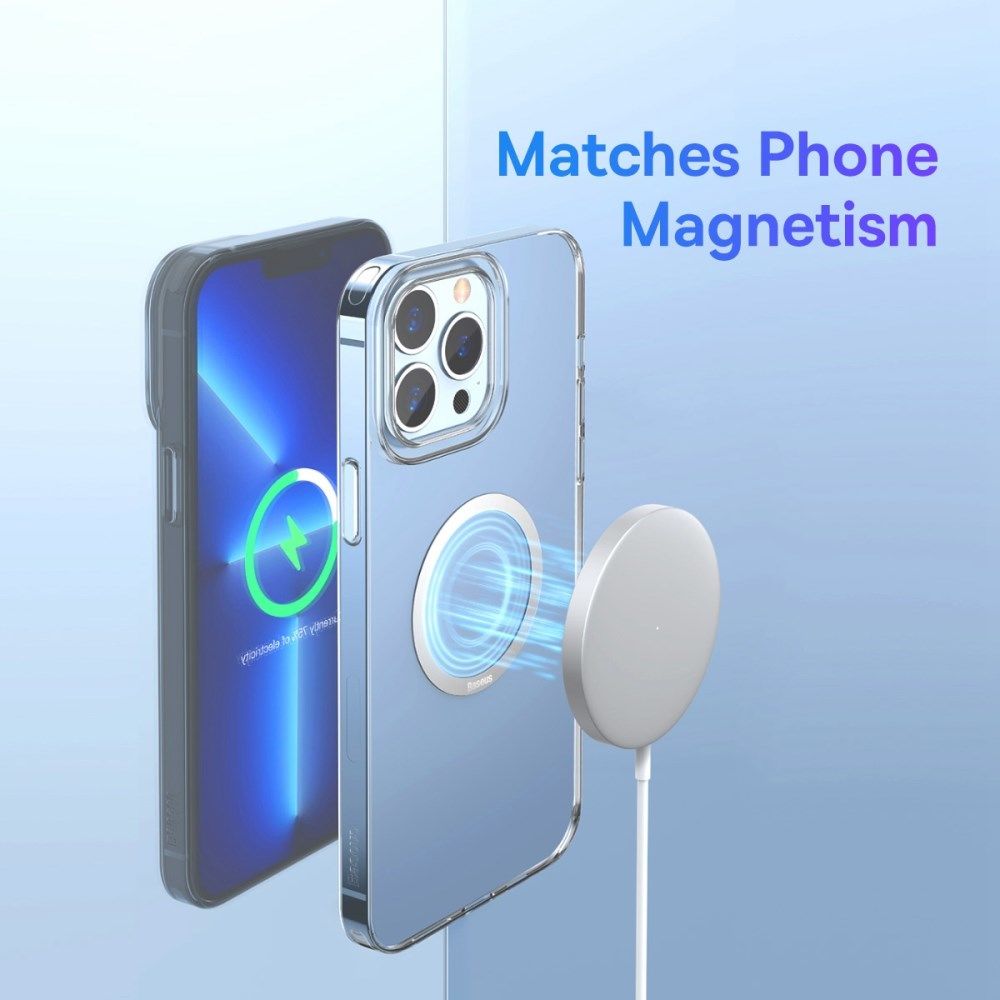 Baseus Halo Metalen Ring voor Magnetische Houders (Two Pack) Zilver afbeelding 5