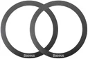 Baseus Halo Metalen Ring voor Magnetische Houders (Two Pack) Zwart