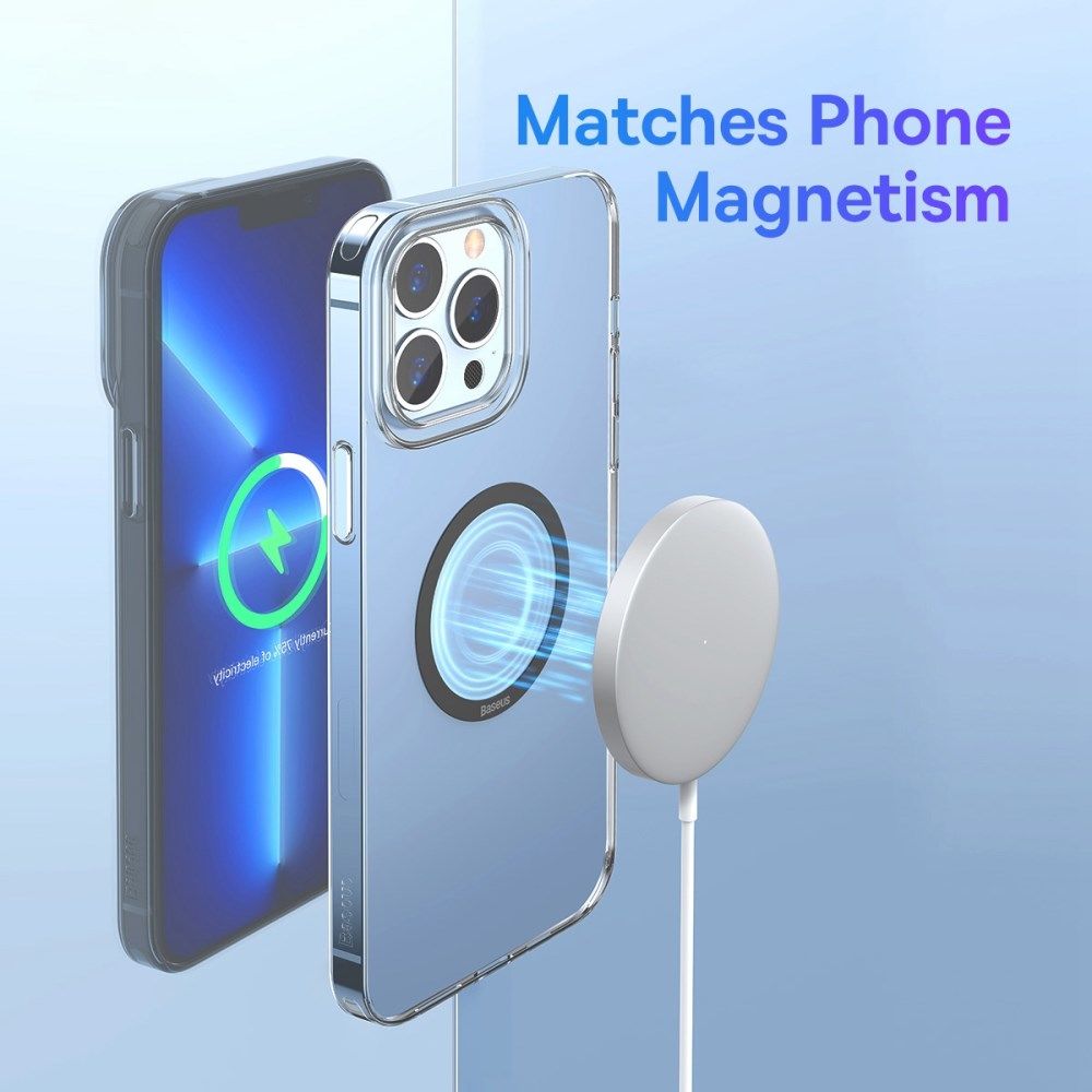 Baseus Halo Metalen Ring voor Magnetische Houders (Two Pack) Zwart afbeelding 5