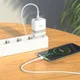 Hoco 30W USB/USB-C Snellader PD + QC 3.0 met USB-C Kabel 1M Wit afbeelding 4
