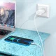 Hoco USB-C Snellader 25W PD + USB-C naar Lightning Kabel 1M Wit afbeelding 4