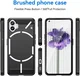 Nothing Phone (1) Hoesje Geborsteld TPU Flexibele Back Cover Blauw afbeelding 4