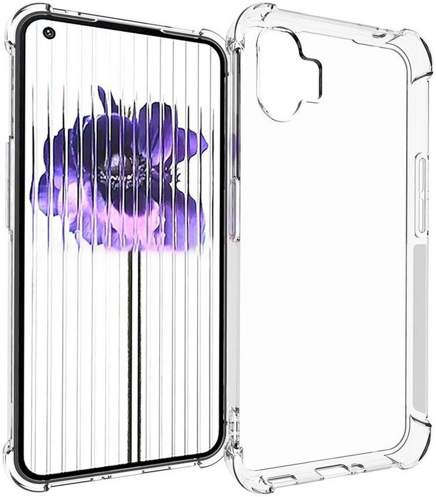 Nothing Phone (1) Hoesje Schokbestendig en Dun TPU Transparant afbeelding 1